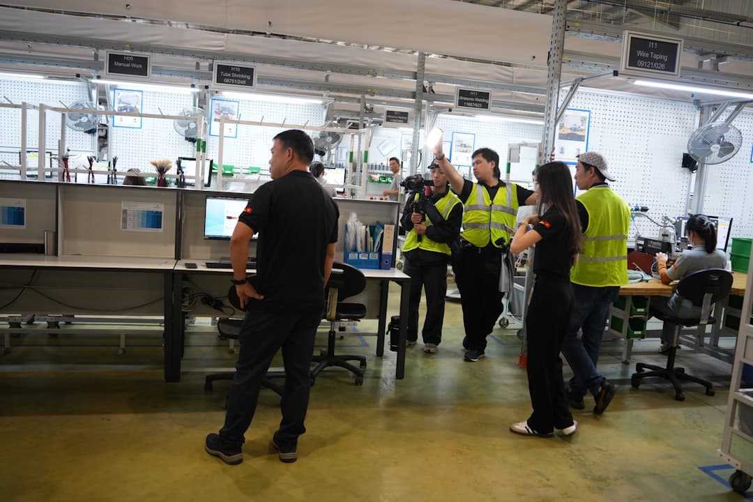 Modern industrial facility