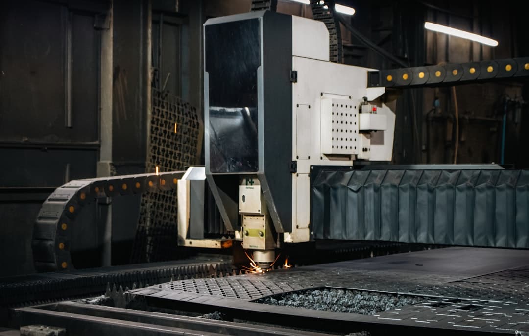 Industrial manufacturing facility with automated systems